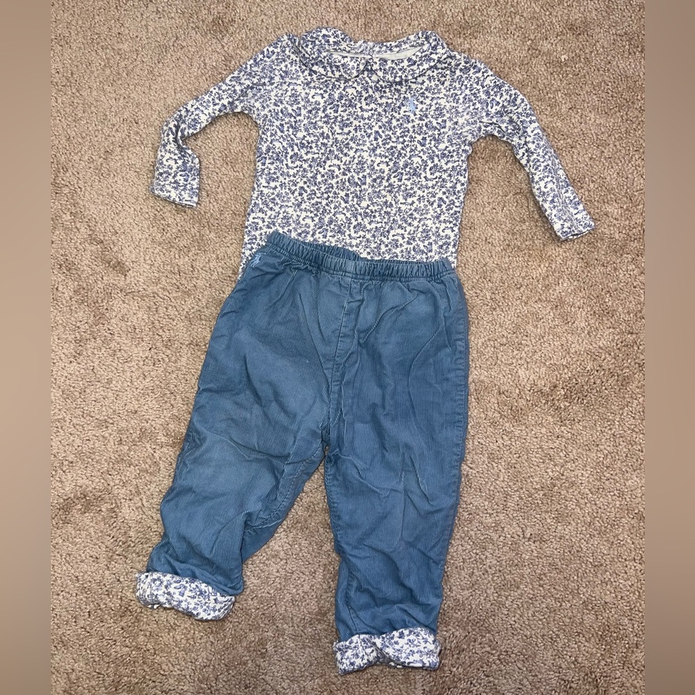 Ralph Lauren Baby Outfit - 12mos